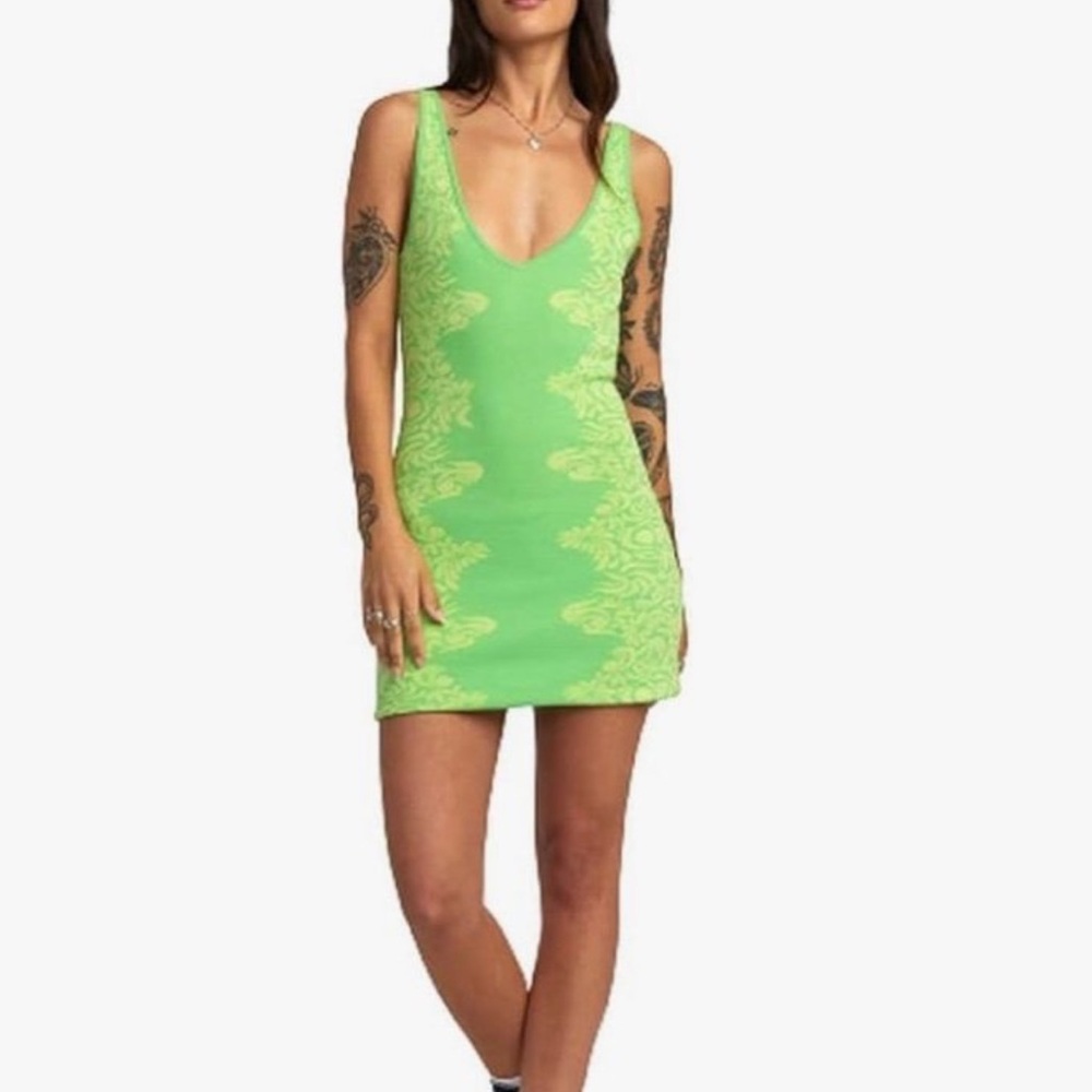 RVCA green flash mai tai sweater dress